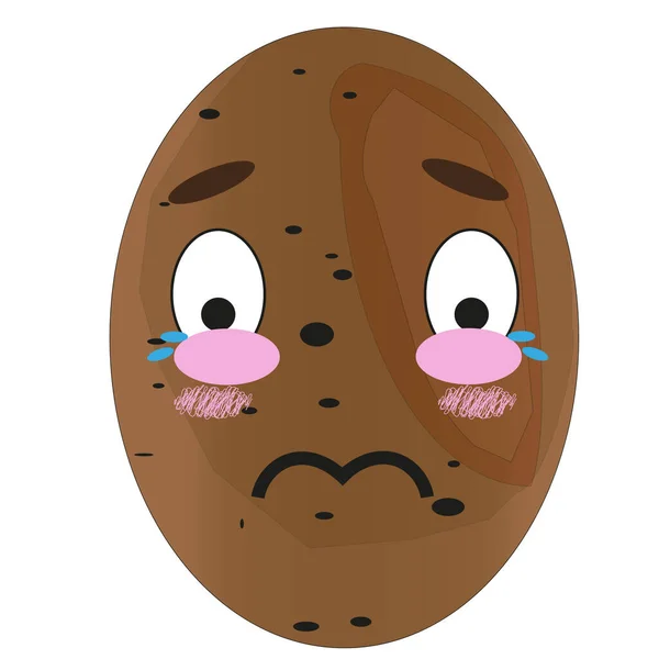 Patates deseni herhangi bir arzu ve hedefiniz için kullanılabilir; çıkartma, çıkartma, maske ya da tişört deseni olarak ya da tek başına bir logo olarak kullanılabilir..