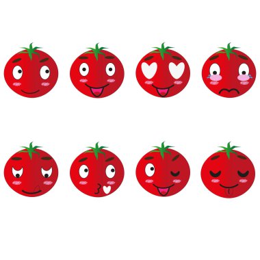 Domates deseni herhangi bir arzu ve hedefiniz için kullanılabilir; çıkartma, çıkartma, maske ya da tişört deseni ya da tek başına bir logo olarak kullanılabilir..