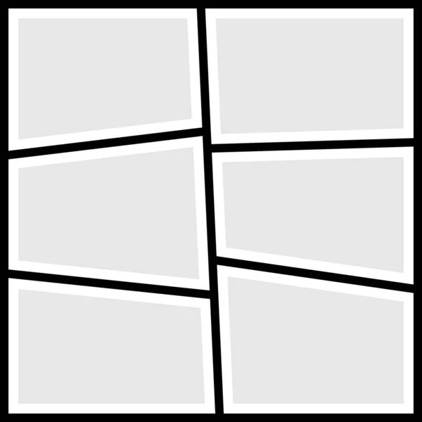 Kolaj çerçevesi. Vektör illüstrasyonu