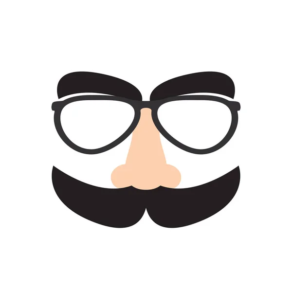 Maske geçmişini gizle. Vektör illüstrasyonu