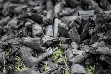 Siyah kömür dokusu arka planı. Yakın plan. Kömür bir halk bilgeliğidir..