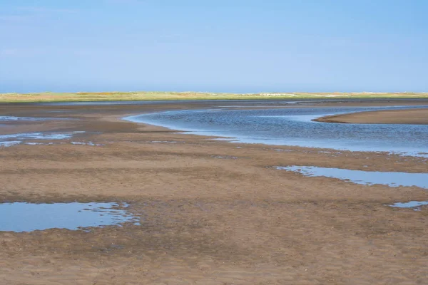 Waddenské Moře Krajina Peter Ording — Stock fotografie