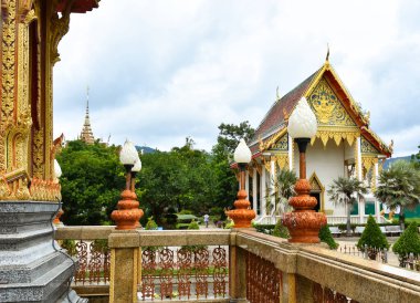 Phuket 'teki Wat Chalong bölgesinde bir tapınak.