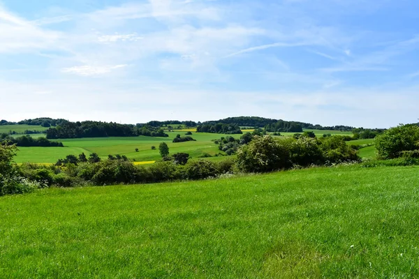 Bellissimo Paesaggio Primaverile Nell Eifel — Foto Stock