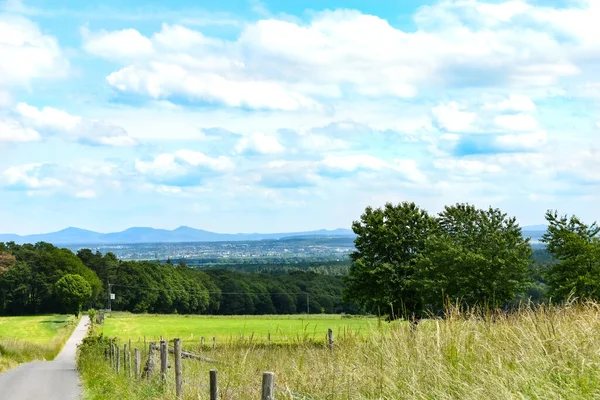 Sentiero Escursionistico Rheinbach Con Vista Sul Siebengebirge — Foto Stock