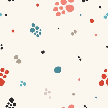 Pırıl pırıl renkleri olan kusursuz vektör deseni. Duvar kağıdı, ambalaj kağıdı, tekstil, kartpostallar, web sayfası arkaplan, iç dekorasyon, menüler için. Çizgi film tasarımı.