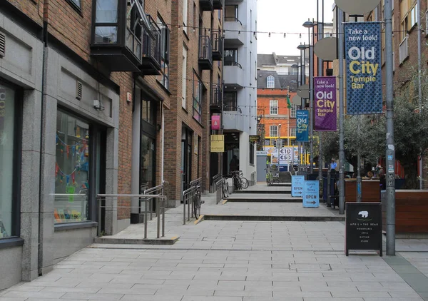 Cow Lane Dublin Ierland Een Combinatie Van Oude Nieuwe Moderne — Stockfoto