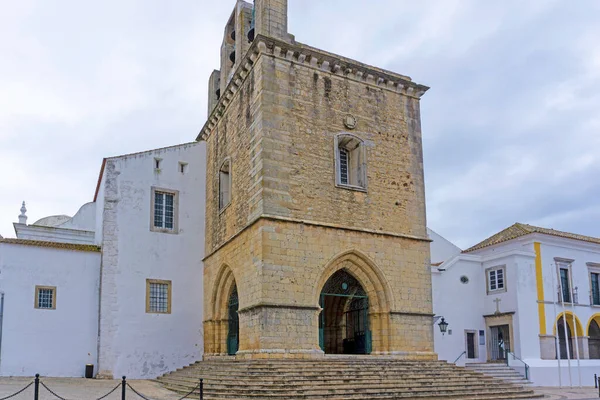 Catedral Faro Casco Antiguo Faro Portugal Cuyas Partes Remontan Siglo — Foto de Stock