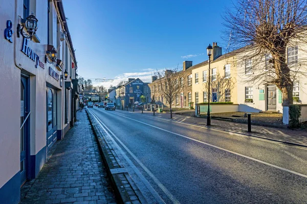 Main Street Leixlip Irlandia Miasto Którym Arthur Guinness Otworzył Swój — Zdjęcie stockowe