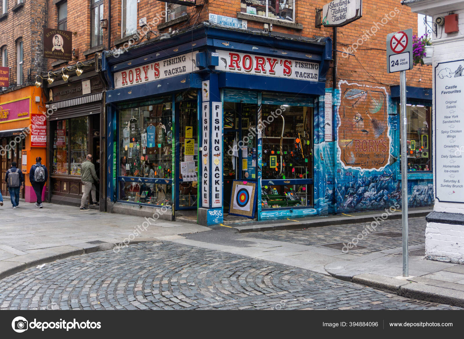Rory Fishing Tackle Shop Ligger Hjärtat Temple Bar Dublin Verksamhet —  redaktionellt stockfoto © noelbennett #394884096