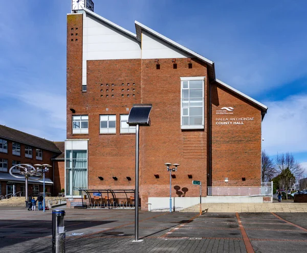 Administratieve Hoofdkwartieren Van South Dublin County Council Hall Belgard Square — Stockfoto