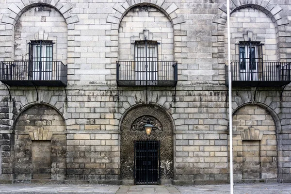 1916 ayaklanmasının liderlerinin idam edildiği Dublin, İrlanda 'daki Kilmanham hapishanesine giriş..