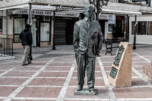 Blas Infante 'nin Andalucia' nın babası olarak bilinen heykeli İspanya Plaza del Socorro Ronda 'da...