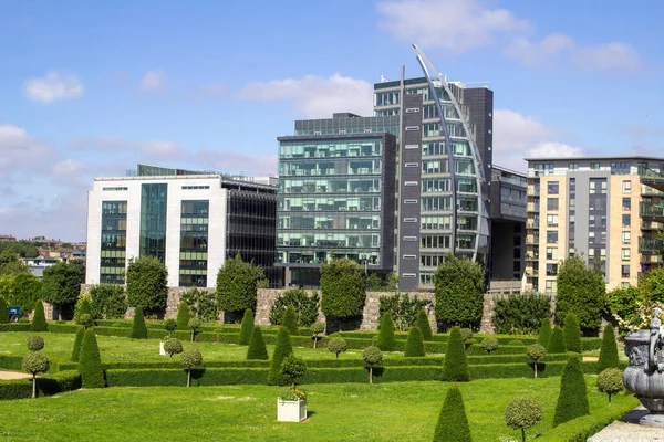 Die Formalen Gärten Des Royal Hospital Kilmainhan Dublin Irland Und — Stockfoto