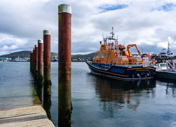 Castletownbere Rnli Záchranný Člun Zakotvený Castletownbere Harbour Hrabství Cork — Stock fotografie