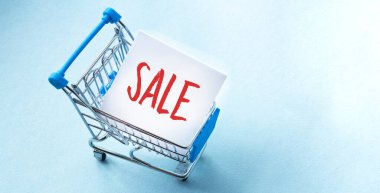 Alışveriş arabasındaki not defterinde mesaj var.