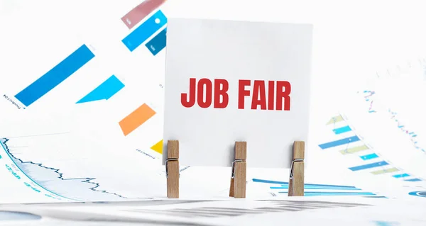 Word Job Fair Κατασκευασμένο Ξύλινα Δομικά Στοιχεία — Φωτογραφία Αρχείου