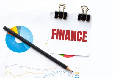 İş çizelgeleri ve kalem üzerine metin Finansmanı ile not