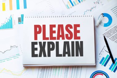 Araçlar ve Notlar içeren Not Defteri Lütfen Açıkla