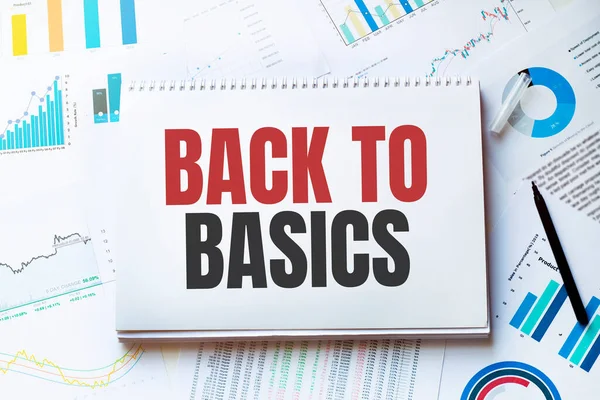 Notebook Tools Notes Text Back Basics — Stock Photo, Image