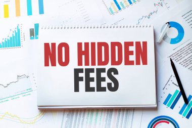 Gizli ücretleri olmayan araçlar ve notlar içeren defter