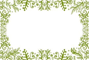 Temiz bir arkaplanda boya yaprağı çerçevesi, sonbahar mevsimi konsepti, tebrik kartı ya da arka plan olarak kullanılır, el boyası.