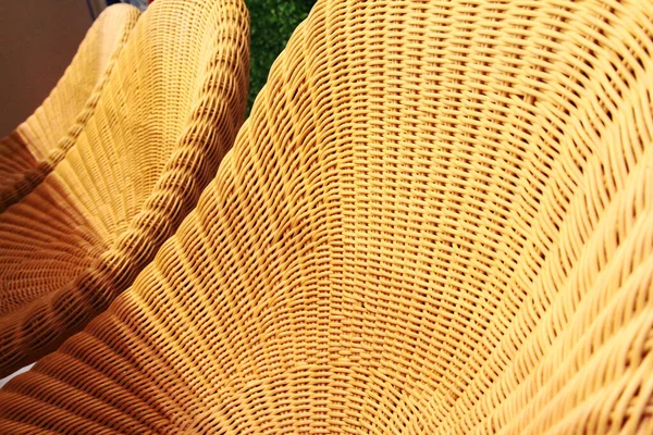 Texture of wicker rattan furniture in Thailand