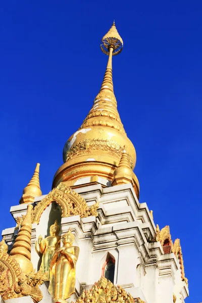 Pagode Dorée Dans Temple Situé Sur Montagne Très Belle Vue — Photo