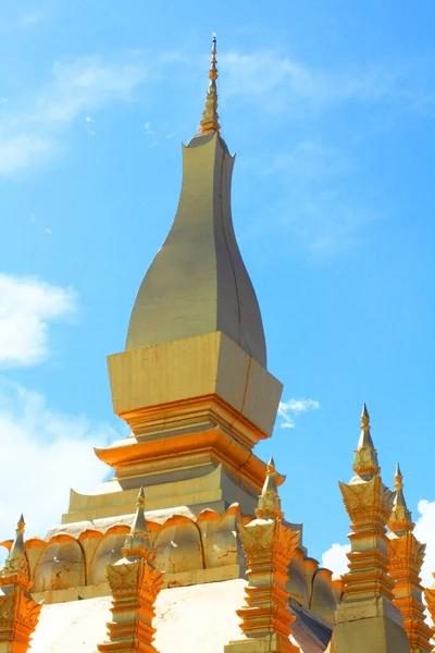 Belle Grande Pagode Dorée Temple Wat Pha Luang Dans Province — Photo