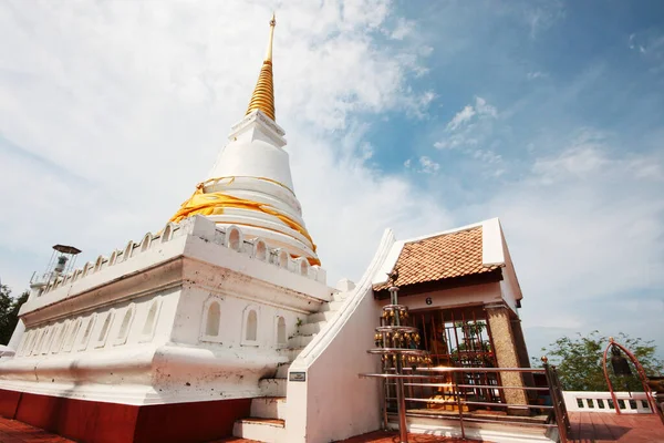 Songkhla Thailand May 2012 Heritage White Pagoda Temple Tangkouan Hill — 스톡 사진