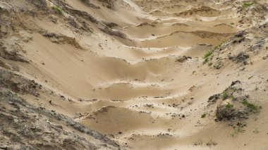 Kum ocağı. Doku. Üretim izleri.