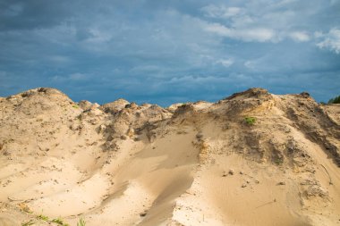Kum ocağı. Doku. Üretim izleri.