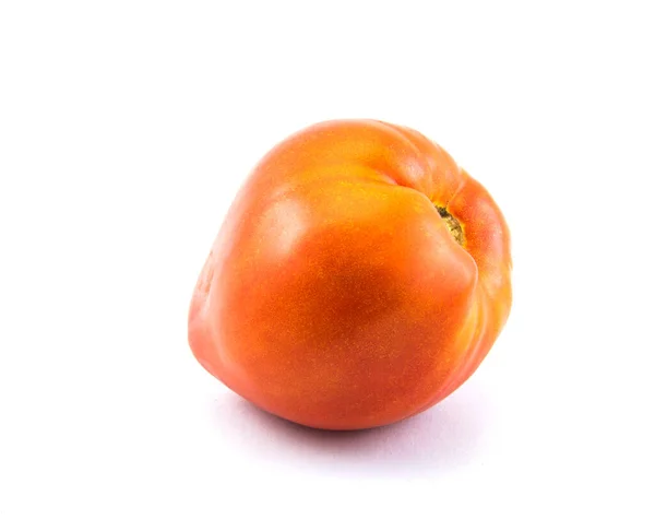 Röda Tomater Isolerad Vit Bakgrund — Stockfoto