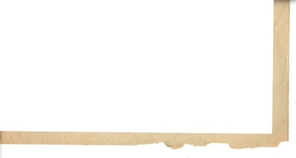 Edge Old Yellowed Paper — Stock Photo, Image