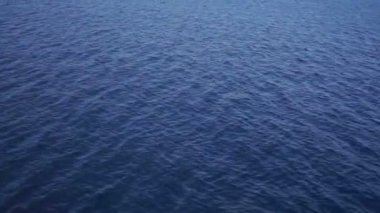 Deniz yüzeyinde dalgalar geziyor..