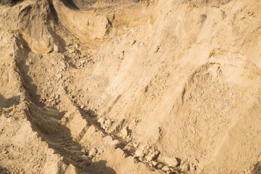 Kum ocağı. Doku. Üretim izleri.