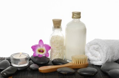 Spa ayarı mat zemin üzerine