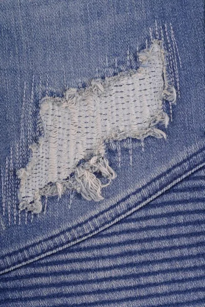 Jeans Denim Oude Jeans Verscheurd Bitmappatroon Voor Ontwerp Texturen — Stockfoto