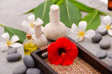 Kaplıca tedavisi ve ürün tropikal spa için,