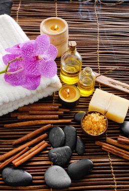 Güzel spa kompozisyon mat 