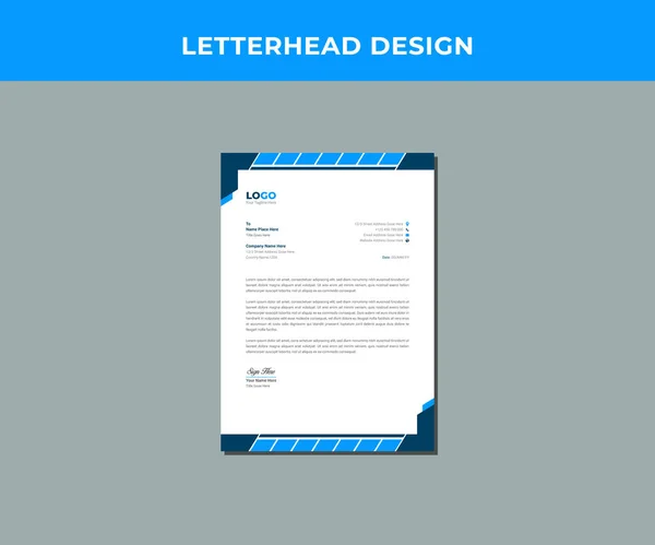 Modern Creative & Clean Corporate Business style letterhead design template for company project.Corporate Business Professional letterhead design template.Ready for abstract,identity,elegant,vector,illustration,elegant,abstract,colorful more.