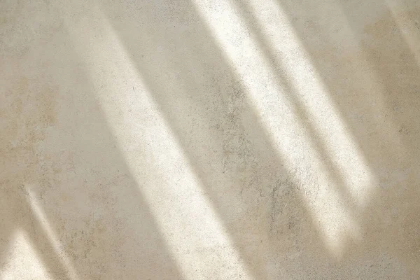 Gün Işığı Silüetinde Gölgeler Tarafsız Bej Renkli Mermer Arkaplan 