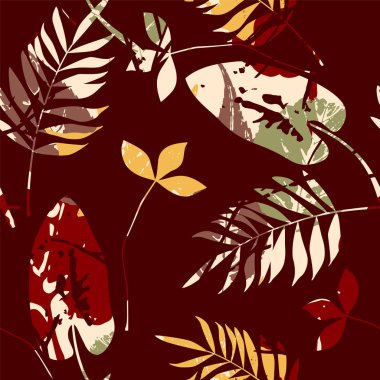 Soyut seamless modeli ile bırakır. Çeşitli yüzey için vektör arka plan.