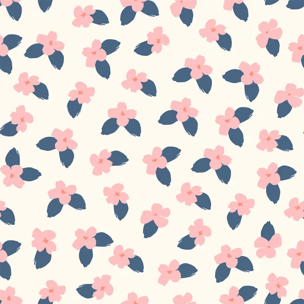 花の抽象的なシームレス パターン カバー ファブリック インテリア 他のユーザーのためのベクター デザイン — ストックベクタ