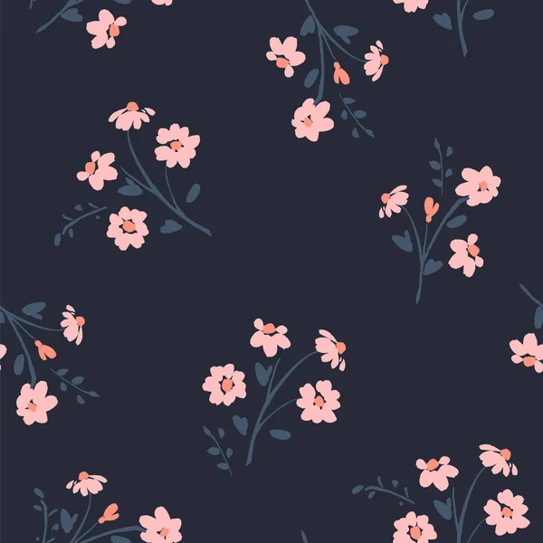 Floral motif abstrait sans couture. Conception vectorielle pour différents surfeurs. — Image vectorielle