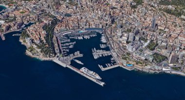 Monaco Monte Carlo en pahalı şehir öğleden sonra 3 d yükseklikte