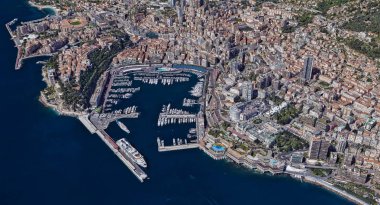 Monaco Monte Carlo en pahalı şehir öğleden sonra 3 d yükseklikte