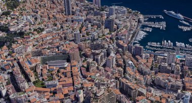 Monaco Monte Carlo en pahalı şehir öğleden sonra 3 d yükseklikte