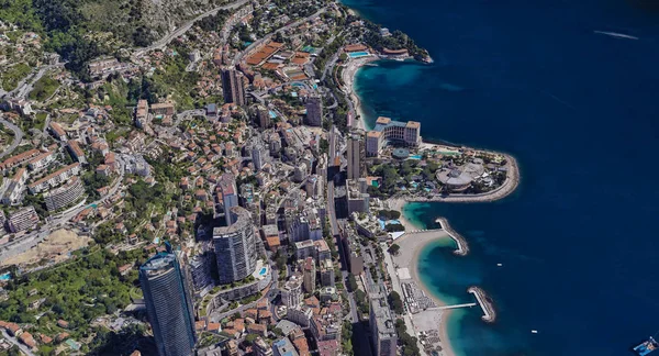 Monaco Monte Carlo en pahalı şehir öğleden sonra 3 d yükseklikte