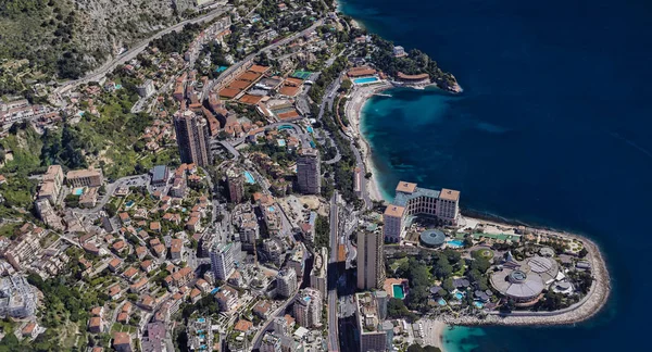 Monaco Monte Carlo en pahalı şehir öğleden sonra 3 d yükseklikte